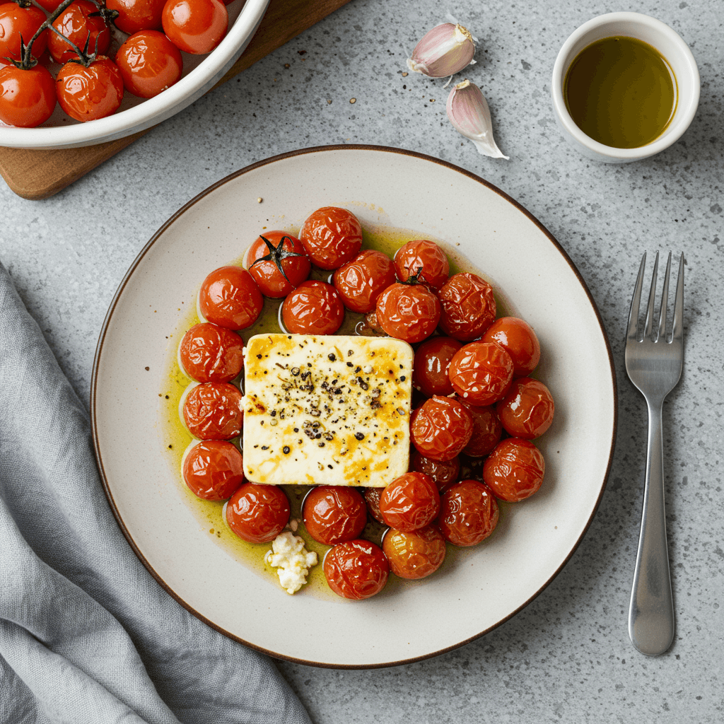 Baked Feta and Tomatoes Dinner