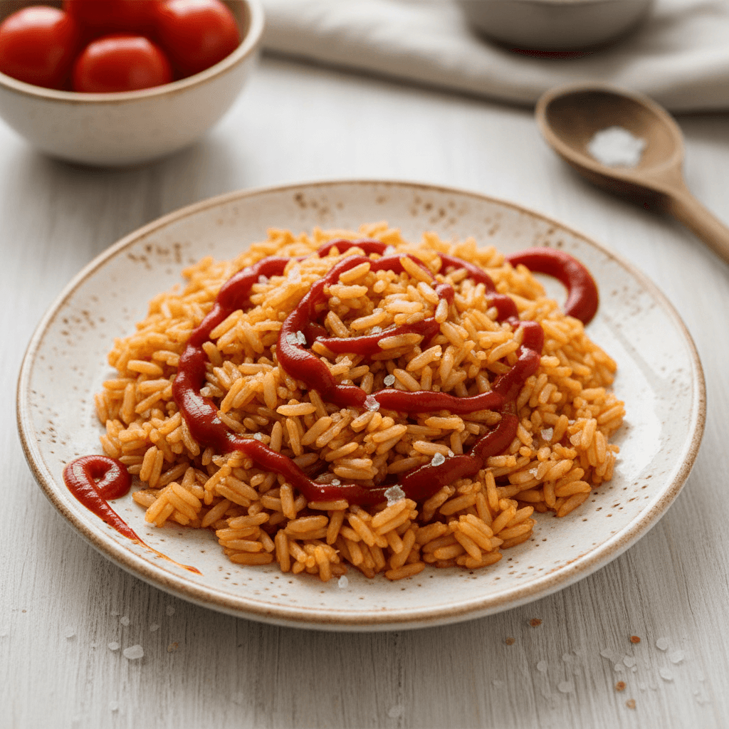 Ketchup-Flavored Rice