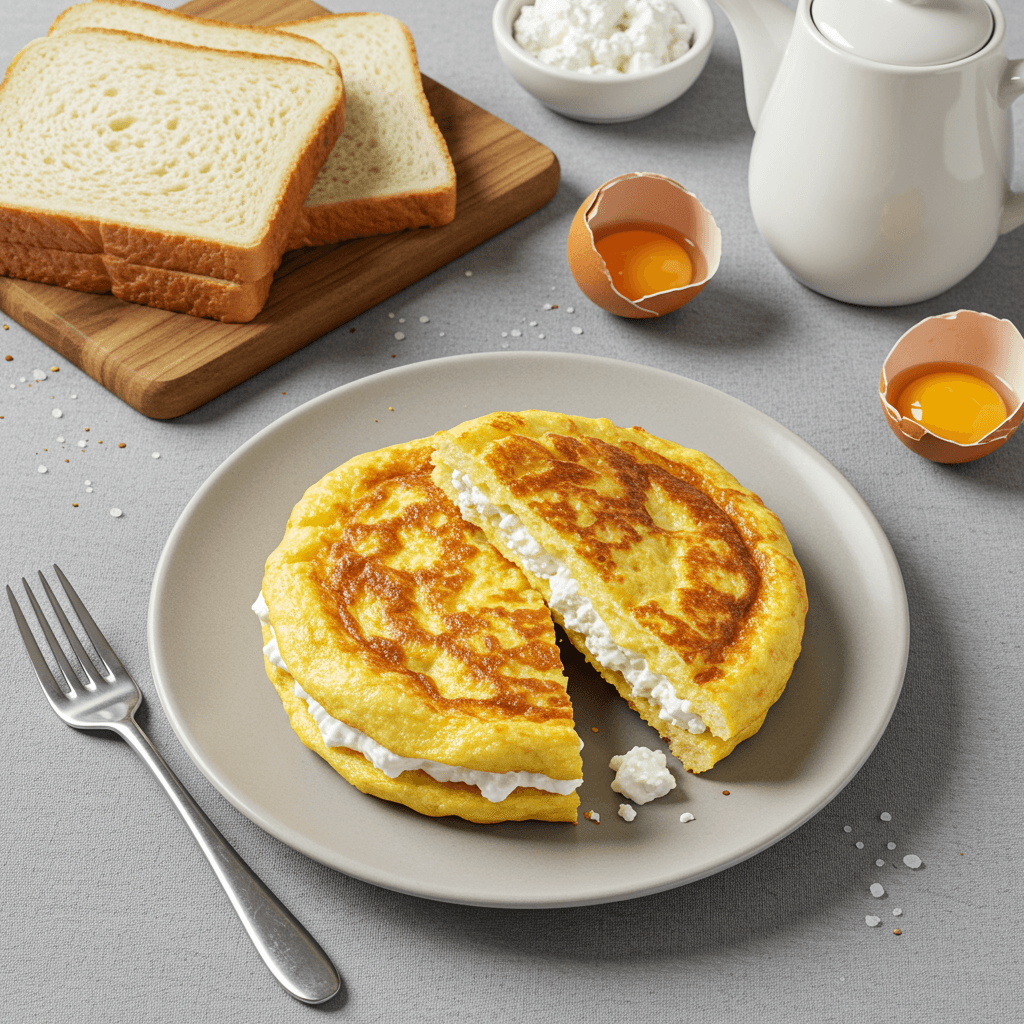 Royal Cottage Cheese Egg Toast