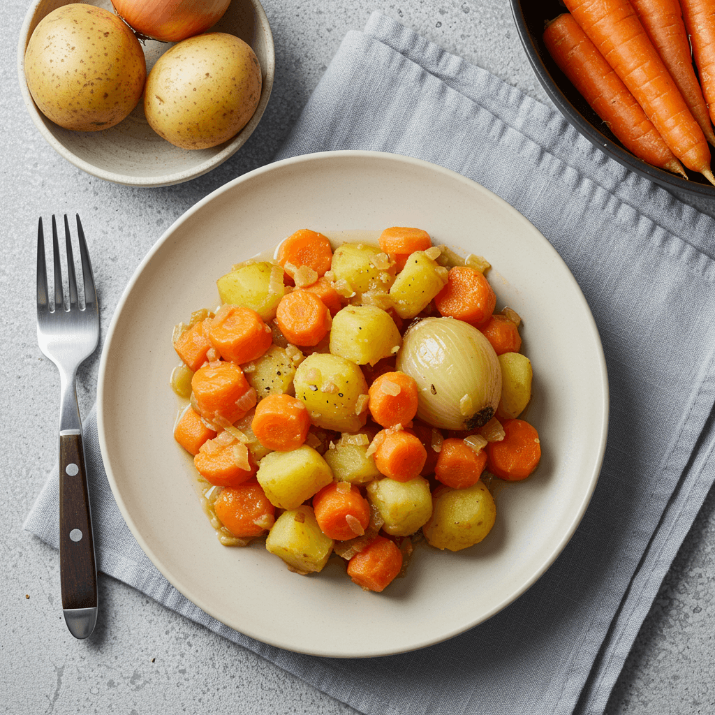 Simple Potato Carrot Onion Stew