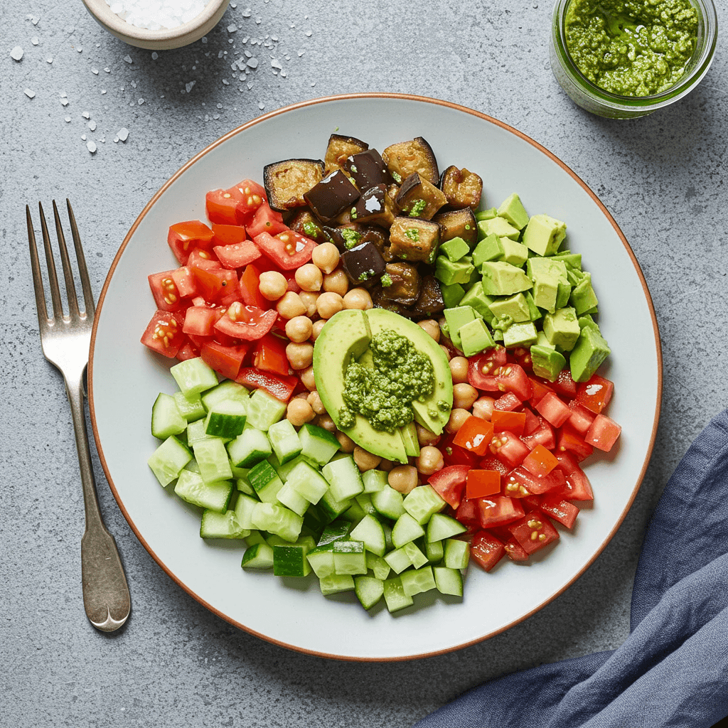 Tuno ir avinžirnių salotos su pesto