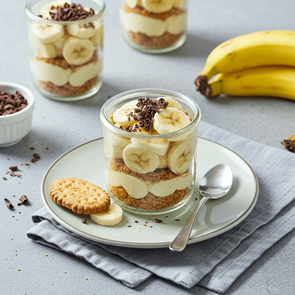 Banana Dream Biscuit Parfait