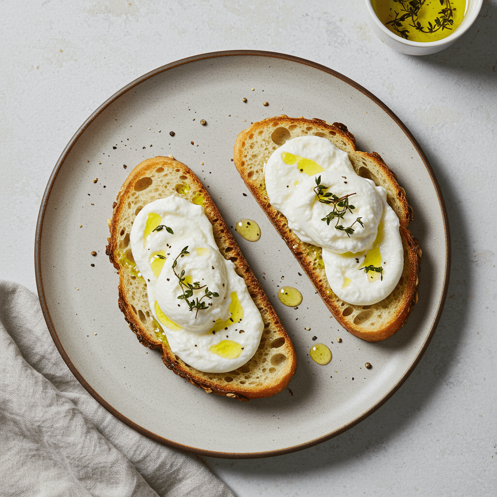 Burrata Toast Breakfast
