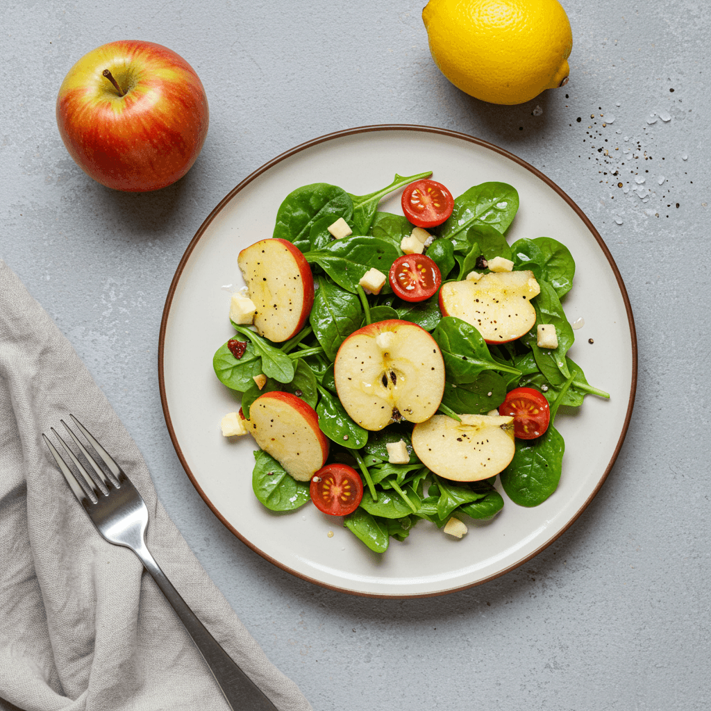 Gaivios obuolių salotos