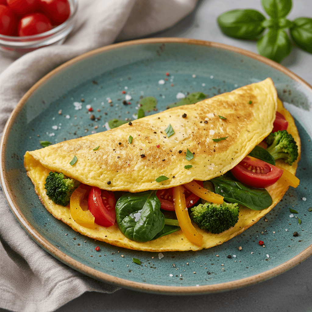 Omletas su daržovėmis