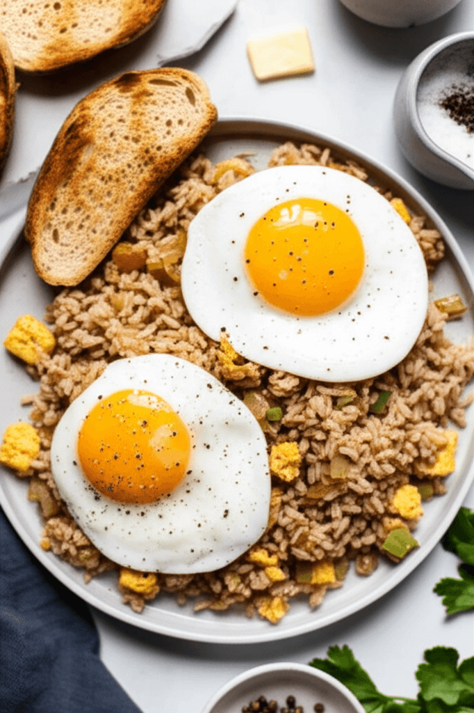 Rice with Fried Eggs