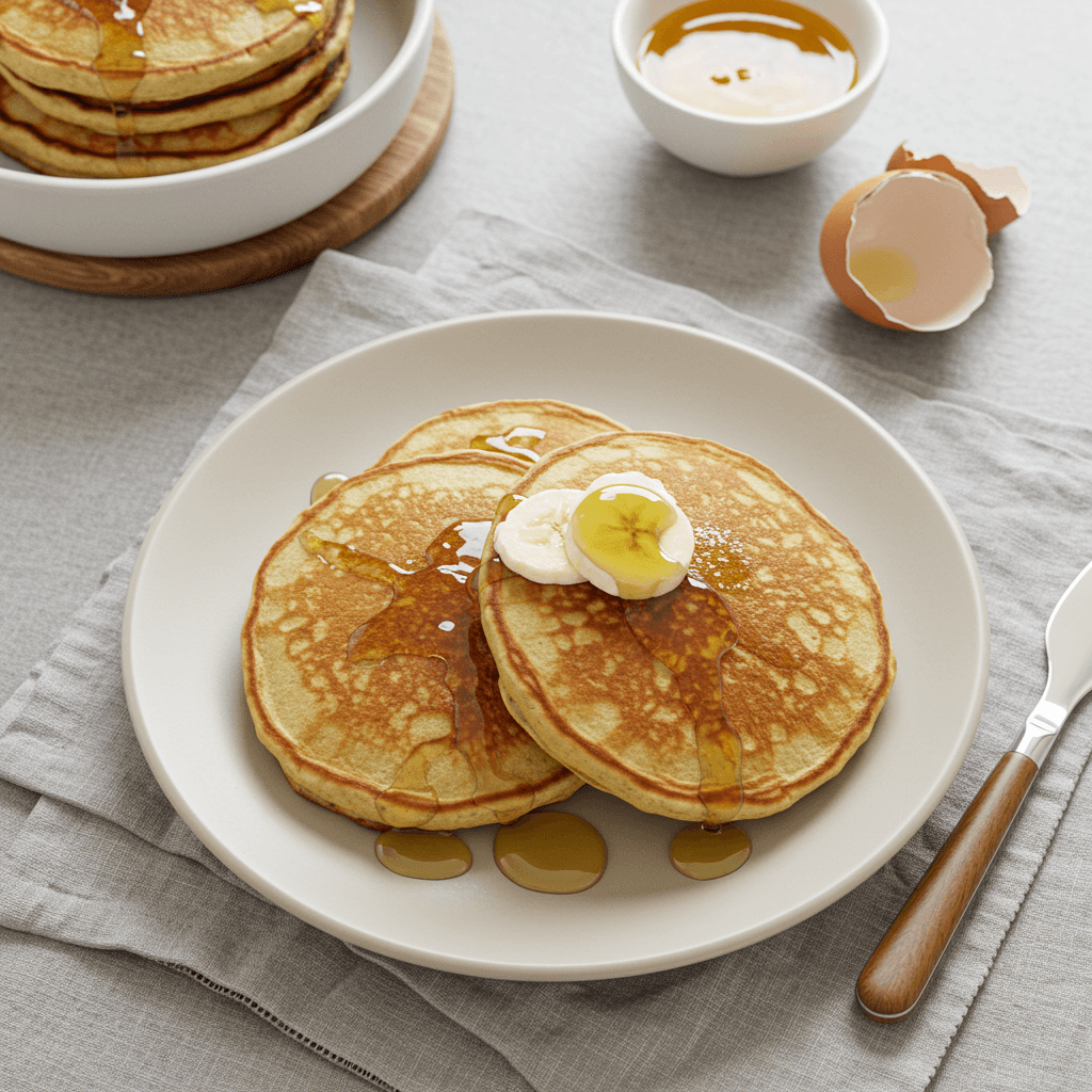Simple Budget Pancakes Breakfast