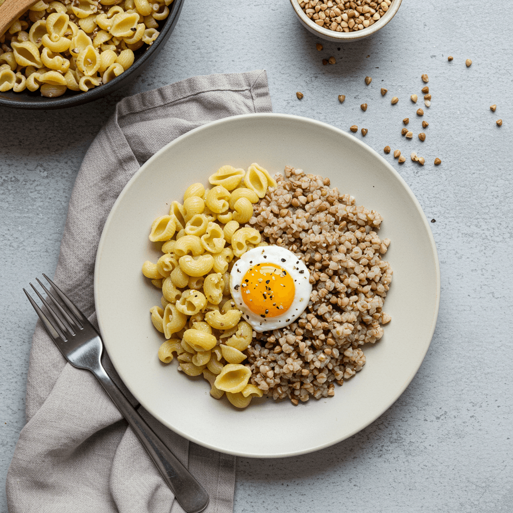 Simple Pasta Buckwheat Breakfast