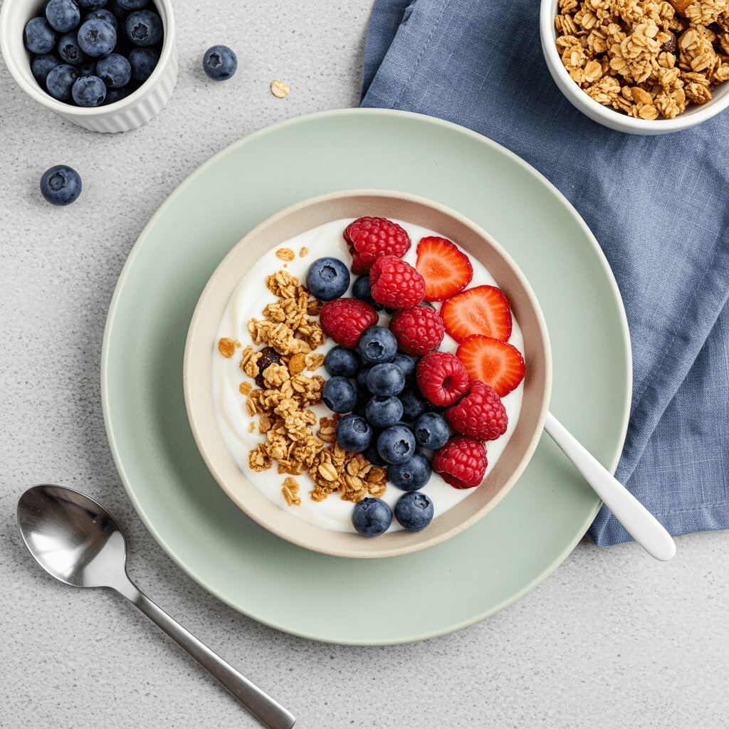 Simple Yogurt Bowl Lunch