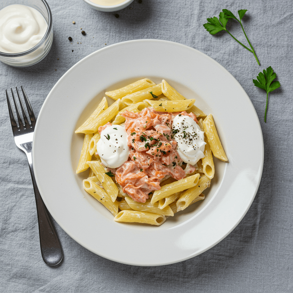 Smoked Salmon Pasta Dinner with Creamy Sauce