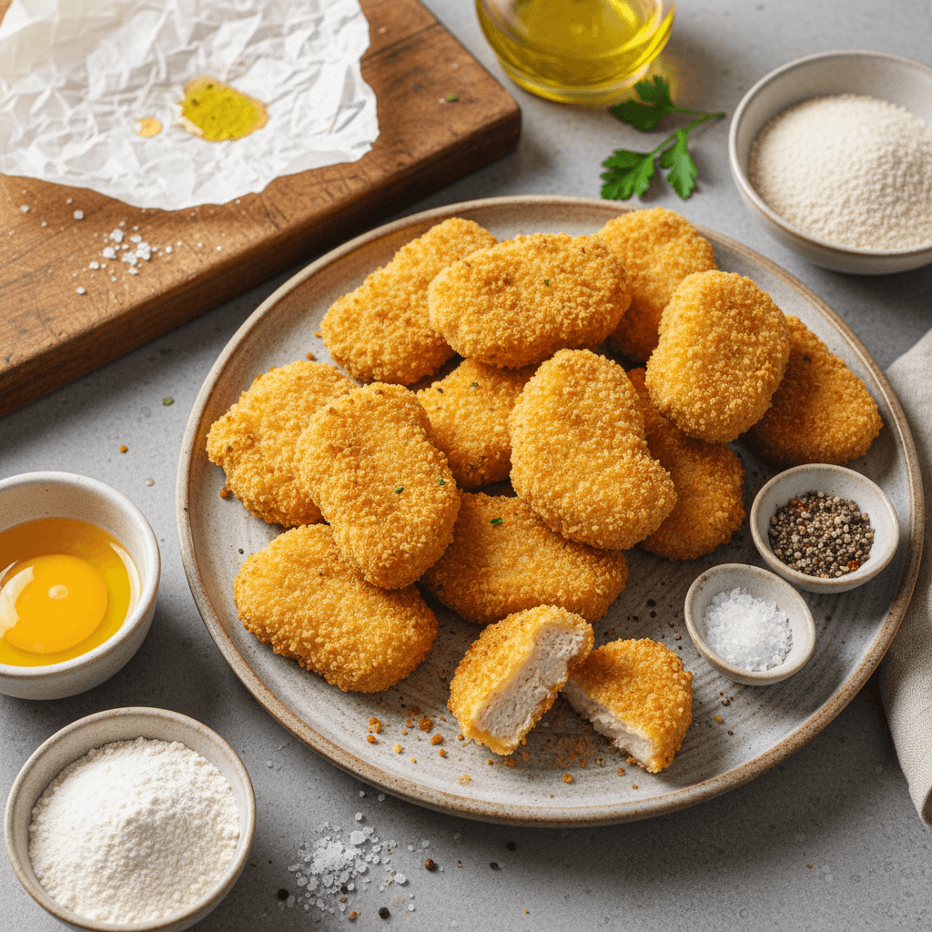 Vištienos krūtinėlės nuggetsai